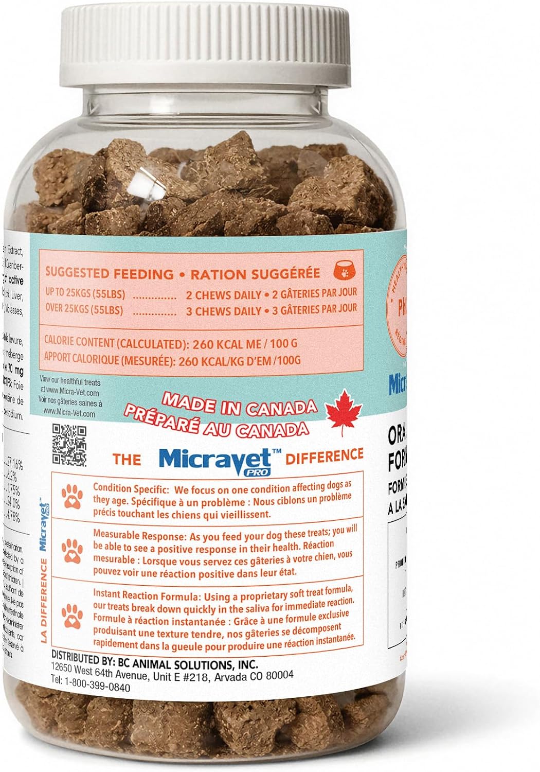 micravet pro oral health soft chew dental supplements shown in use