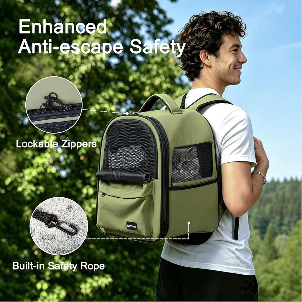 cat carrier dog backpack carrier with anti-collapse bottom, package contents