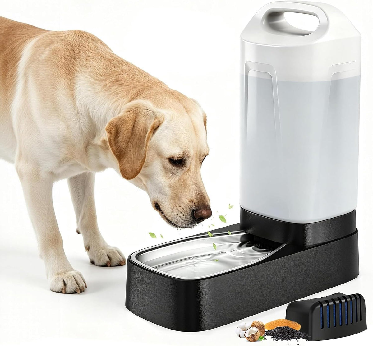 petnf 2.4 gallon automatic dog water bowl dispenser, main product view