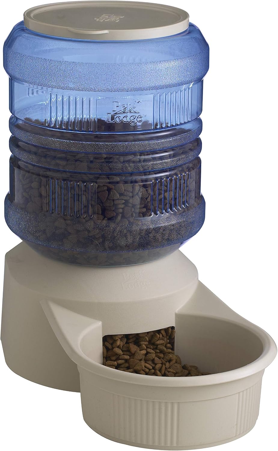 pet lodge® chow tower deluxe | gravity pet shown in use
