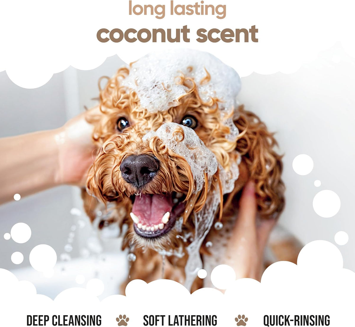 2in1 dog shampoo & conditioner by buddycare |, side view