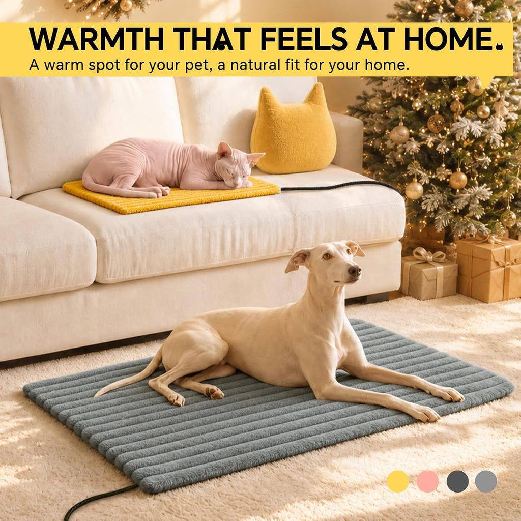 luciphia large dog heating pad electric heated pet shown in use