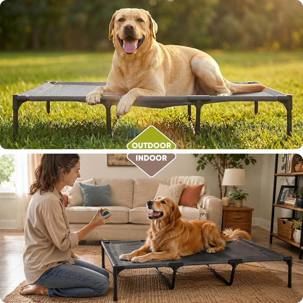 suddus elevated dog bed for large dogs 120lb, package contents