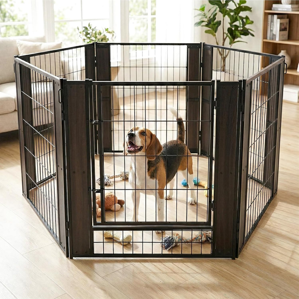 furniture style dog playpen 32" h, 6 panels, main product view