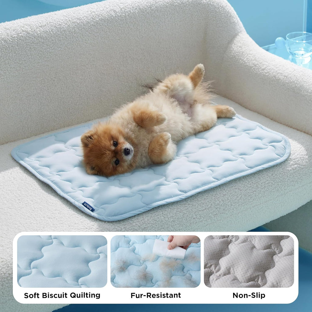 bedsure arcticmax™ cooling mat for large dogs,q-max>0.5 chill, side view
