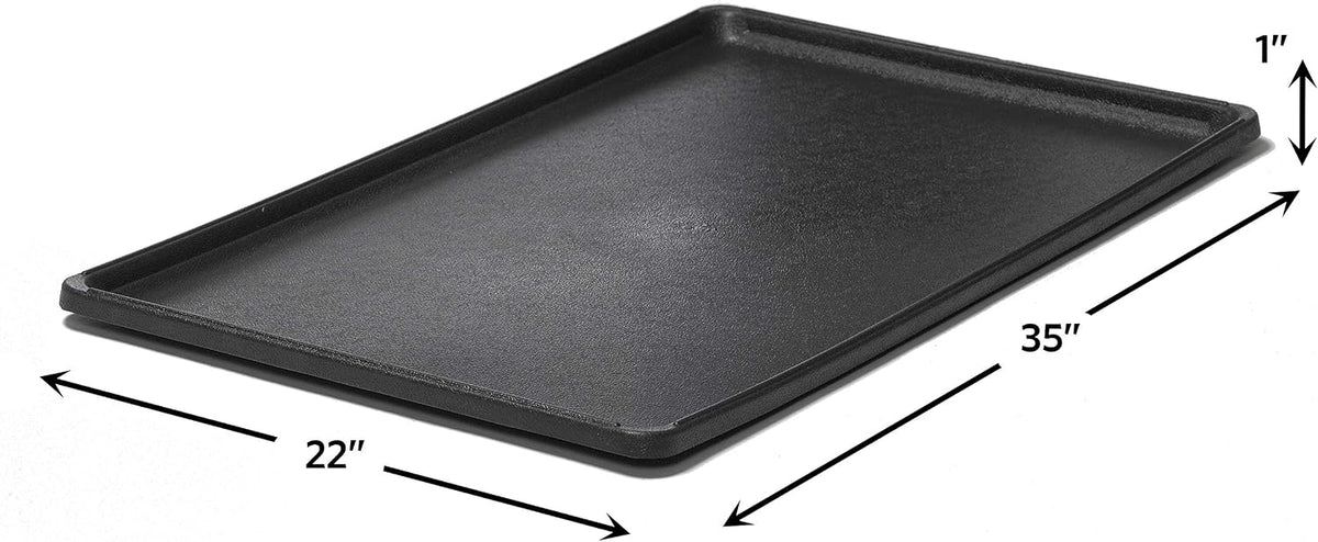 midwest 36-inch replacement pan, 35.5 x 23.8 x, close-up detail