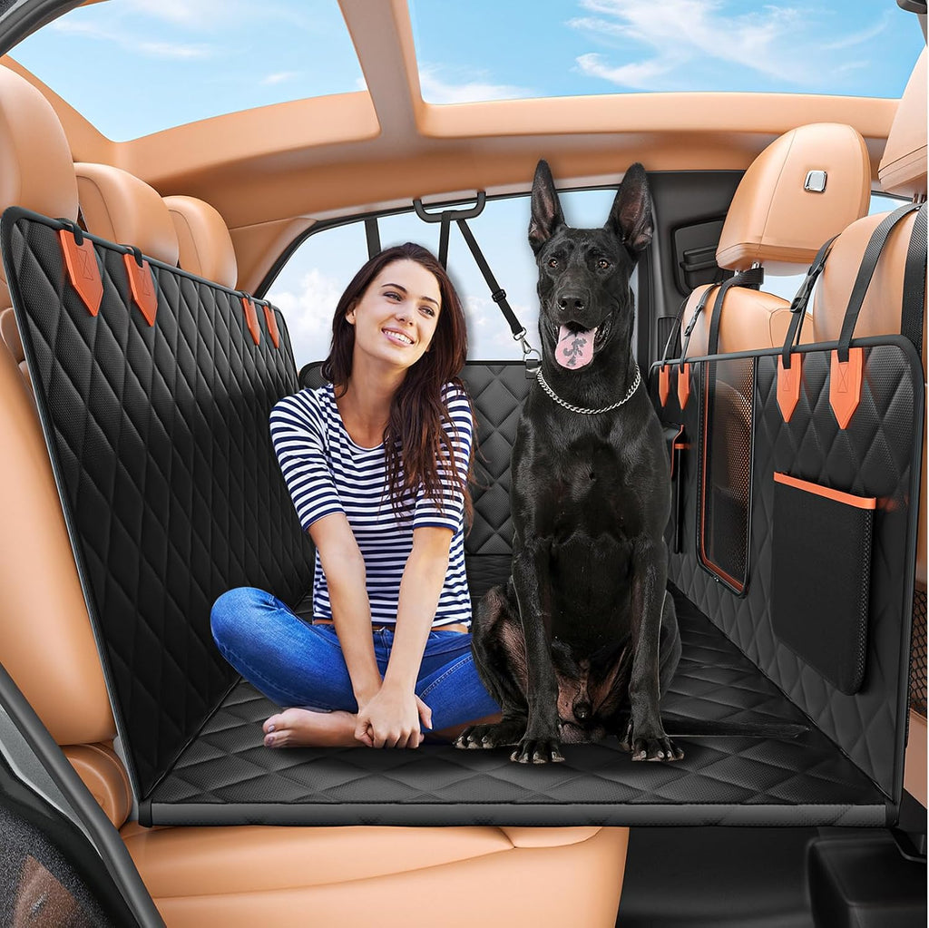 ijvae dog seat cover for back seat, hard, main product view
