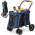 medium dog stroller, dual entry one-touch folding,small and, main product view