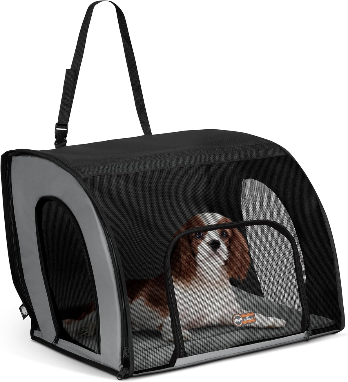k&h dog car seat, travel safety carrier for, main product view
