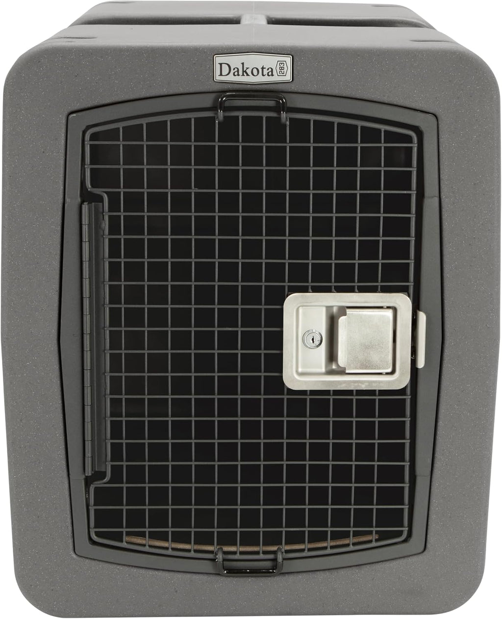 dakota283 medium kennel -frame door- dark granite, close-up detail