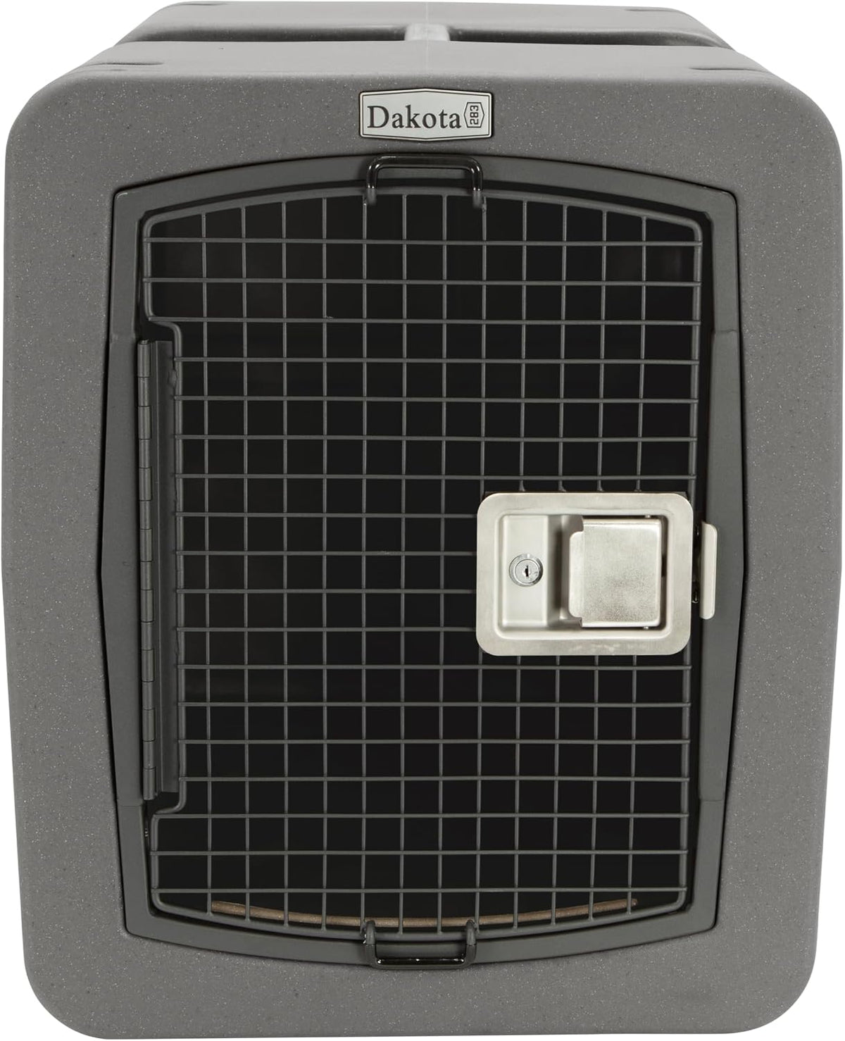 dakota283 medium kennel -frame door- dark granite, close-up detail