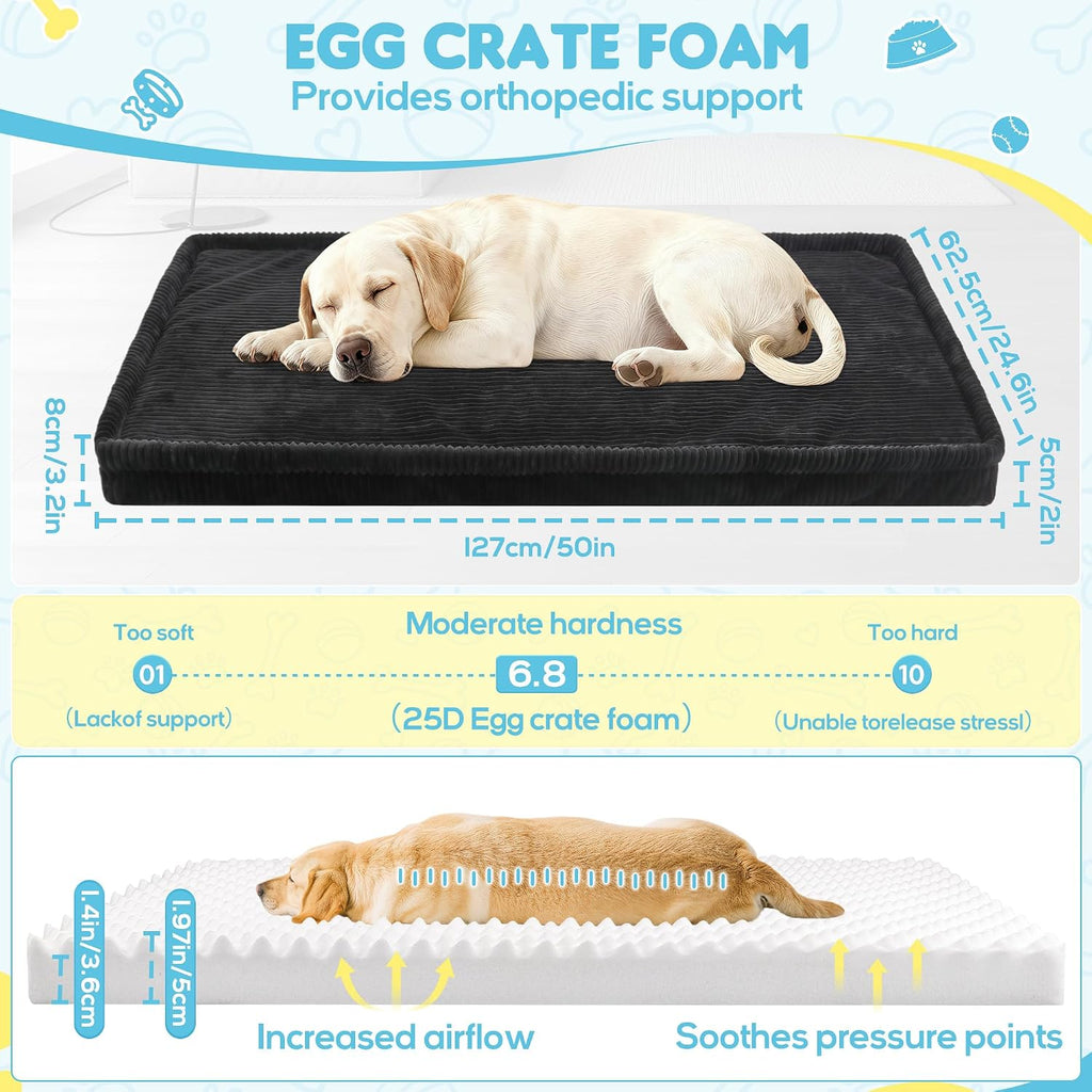 loiion dog car bed, non-slip backseat extender pet showing dimensions