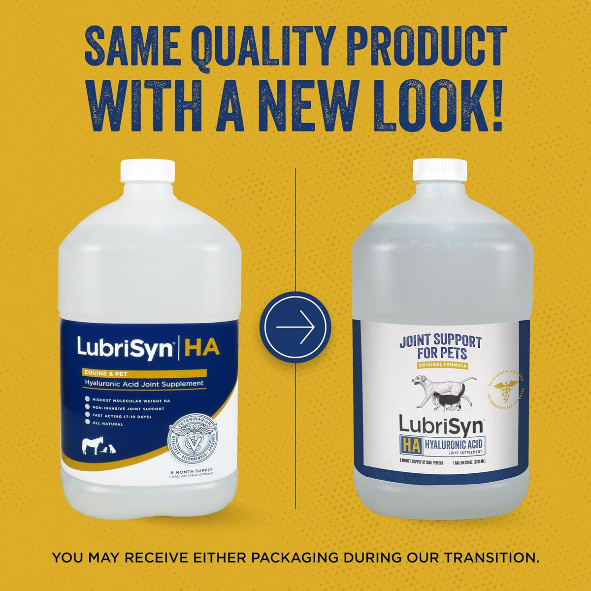 lubrisyn ha hyaluronic acid hip & joint supplement shown in use