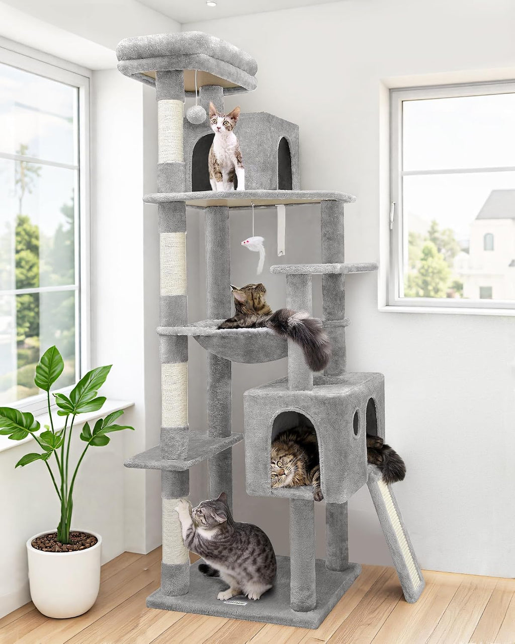 globlazer f70 pro heavy duty cat tree tower, main product view