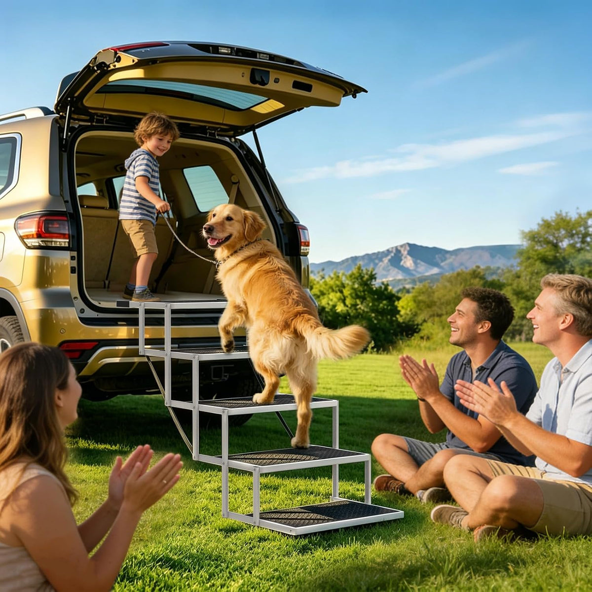 dog steps for car & suv – 5-step, view 9