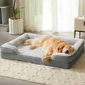 lextro washable orthopedic dog bed, waterproof couch for, main product view