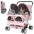 double pet stroller for 2 small dogs &, main product view