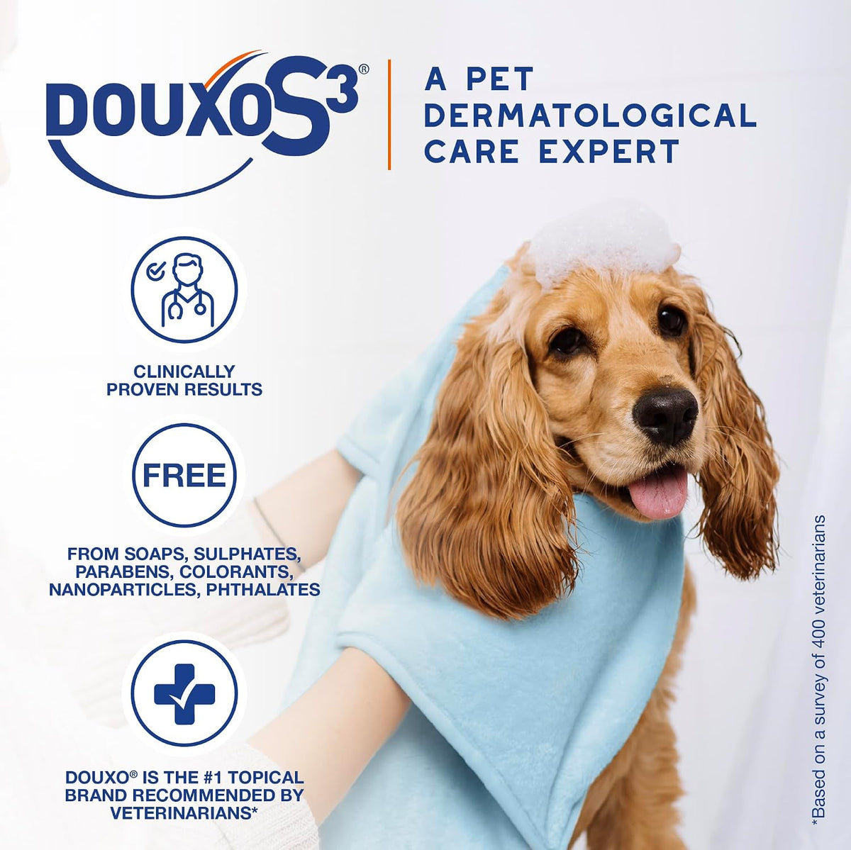 douxo s3 pyo chlorhexidine shampoo (6.7 oz) &, side view