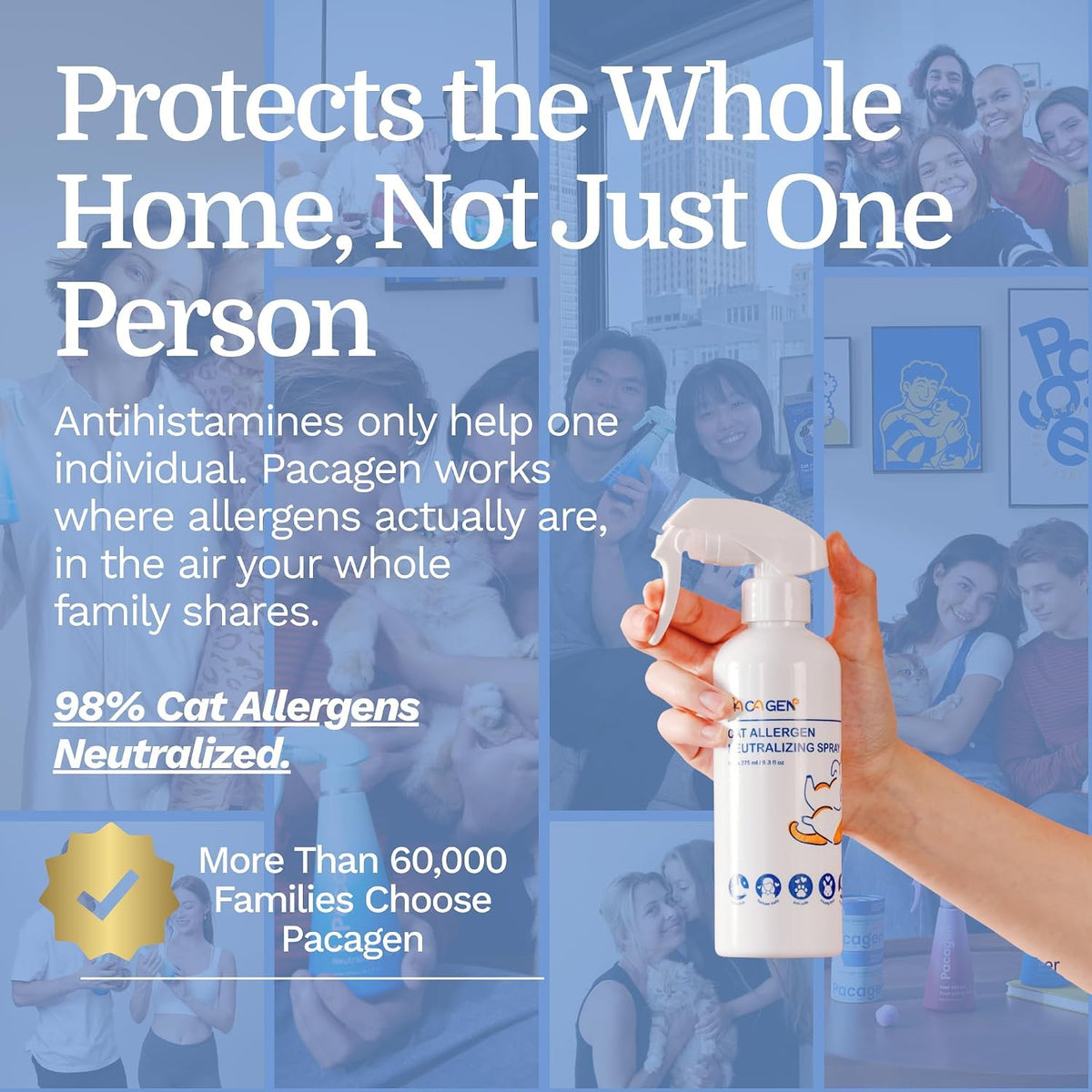 pacagen cat allergen neutralizing spray for humans, side view