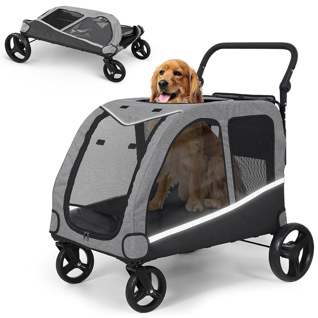 saudism dog stroller for large & medium dogs, main product view