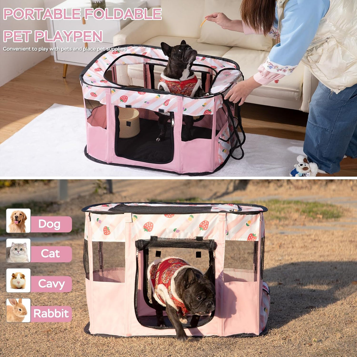 dog and cat pop play pen,pets houses for, close-up detail