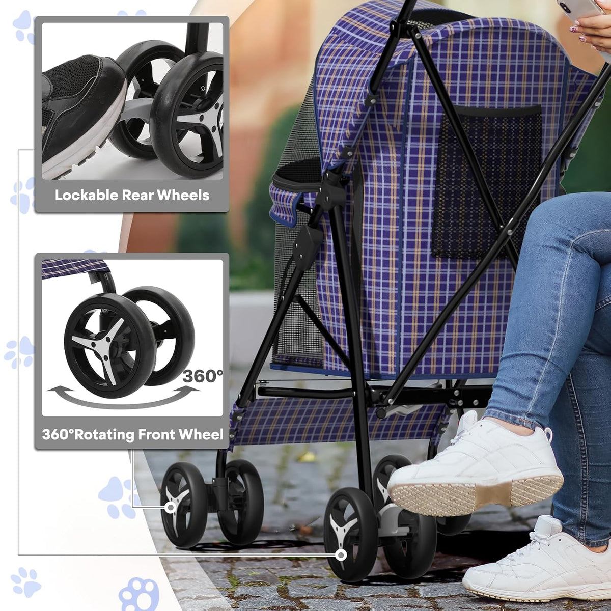 dog stroller for small dogs 10 lbs -22lbs on a desk or shelf