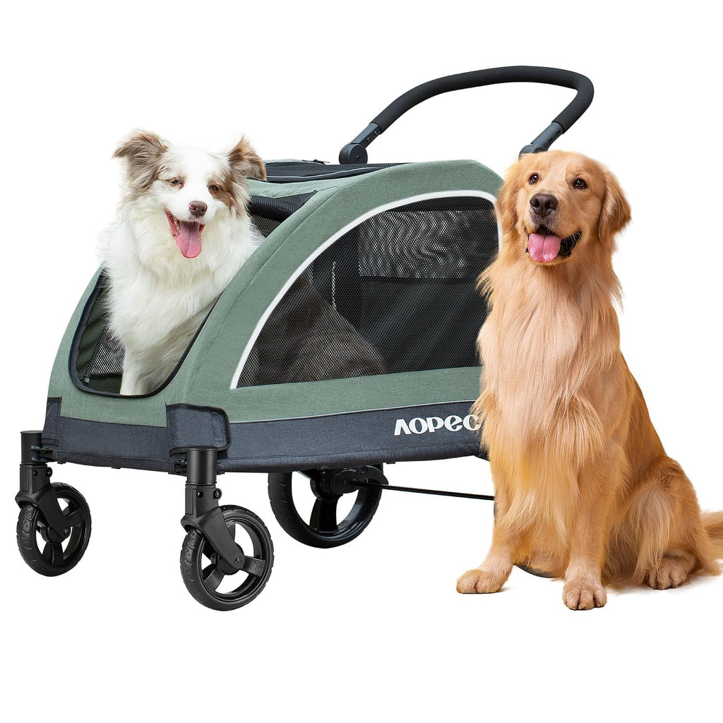 dog stroller for large & medium dogs, dual, main product view