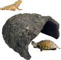 extra large rock reptile hide,tortoise hideout cave, resin, main product view