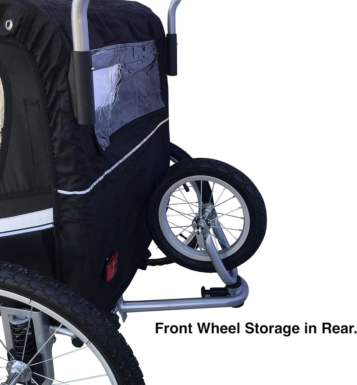 booyah extra large pet bike trailer dog stroller, package contents