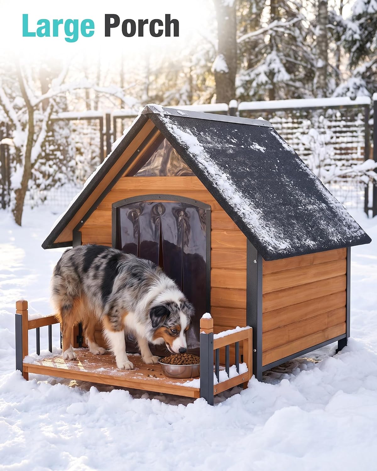 insulated dog house with heating pad, weatherproof outdoor, package contents