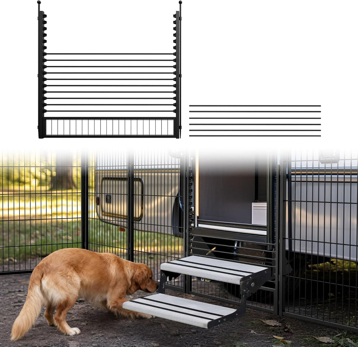 fxw rv step grid, dog barrier for rv, main product view