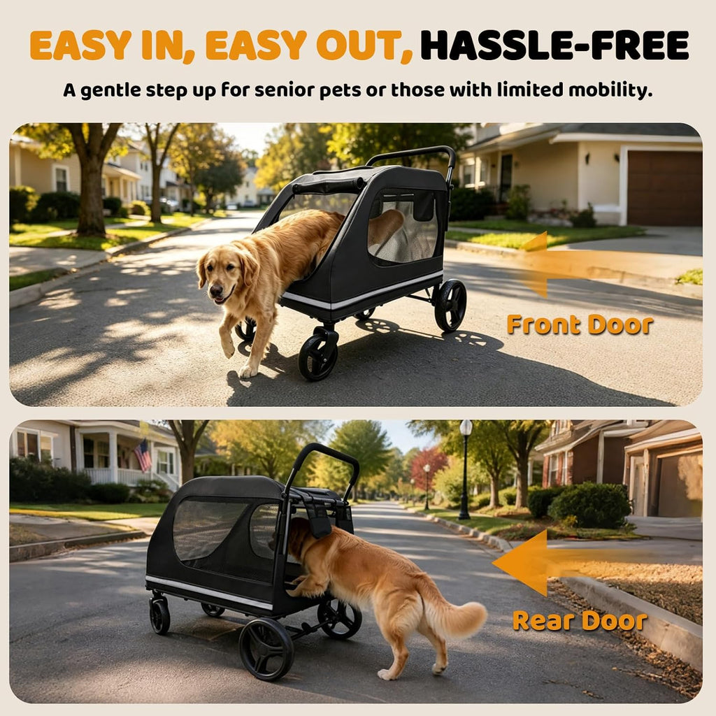 xiapia extra large dog stroller for large medium, package contents