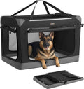 feandrea collapsible dog crate, portable pet travel crate, main product view