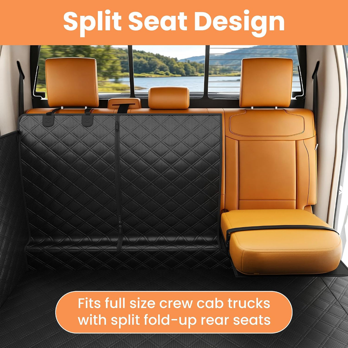 peticon f150 floor cover for crew cab trucks, close-up detail