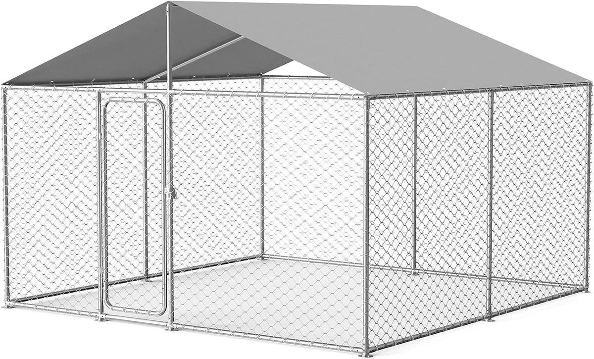10x10 ft outdoor dog kennel, heavy duty dog, main product view