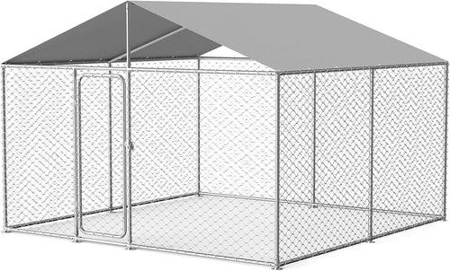 10x10 ft outdoor dog kennel, heavy duty dog, main product view