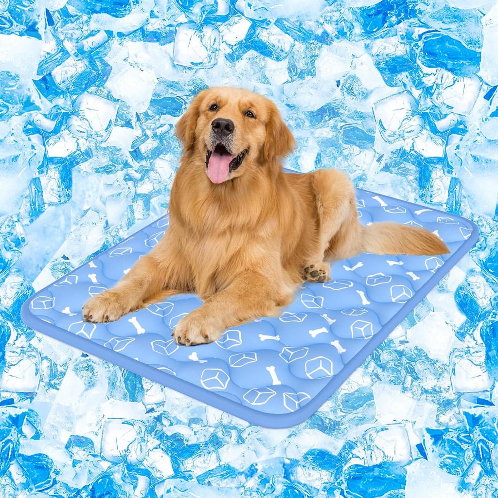 rywell dog cooling mat 2.0, ocean blue,44" x, main product view