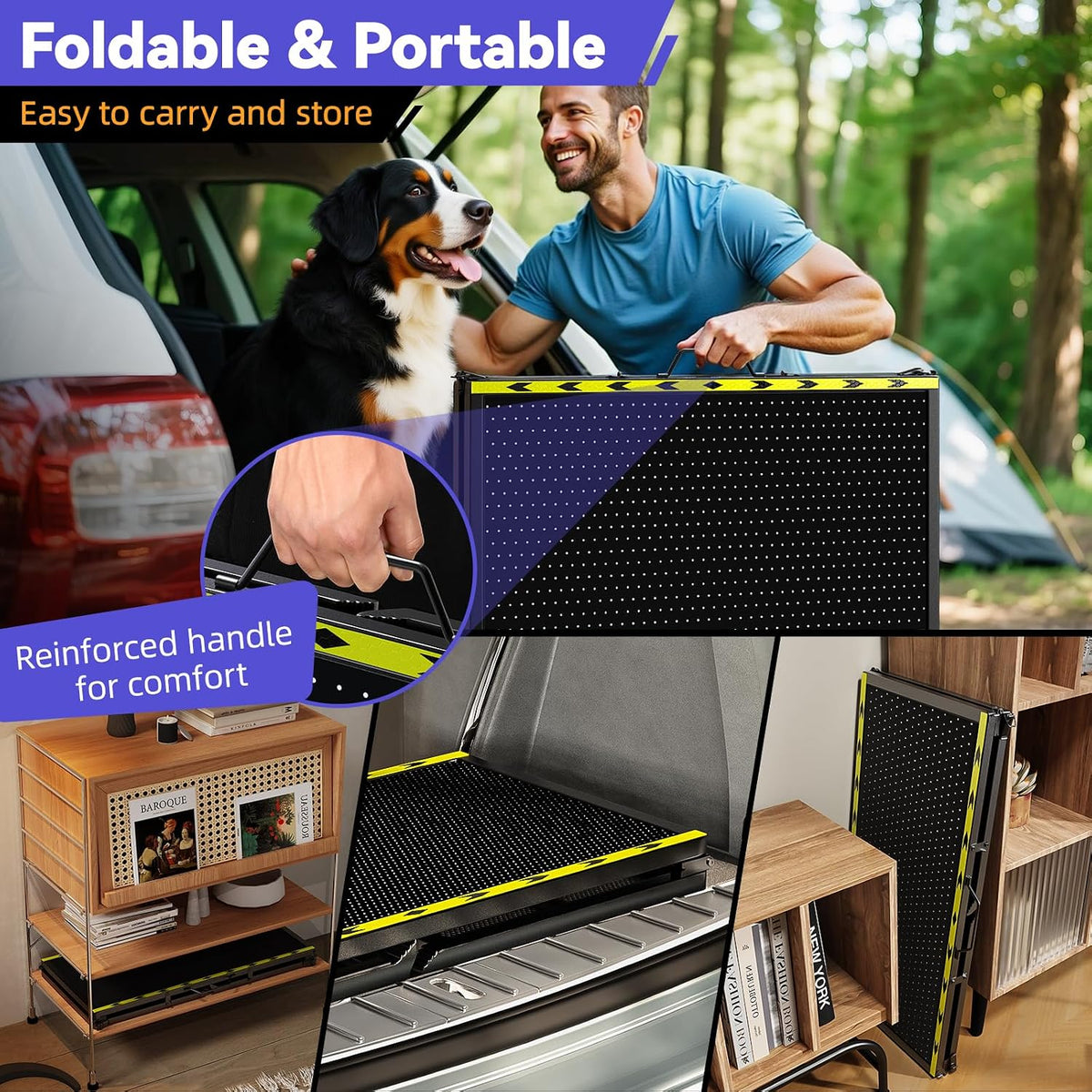 pawaboo dog ramp for car, 67″ l ×, package contents