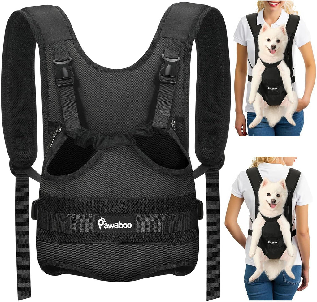 pawaboo pet front carrier backpacks for small medium, main product view
