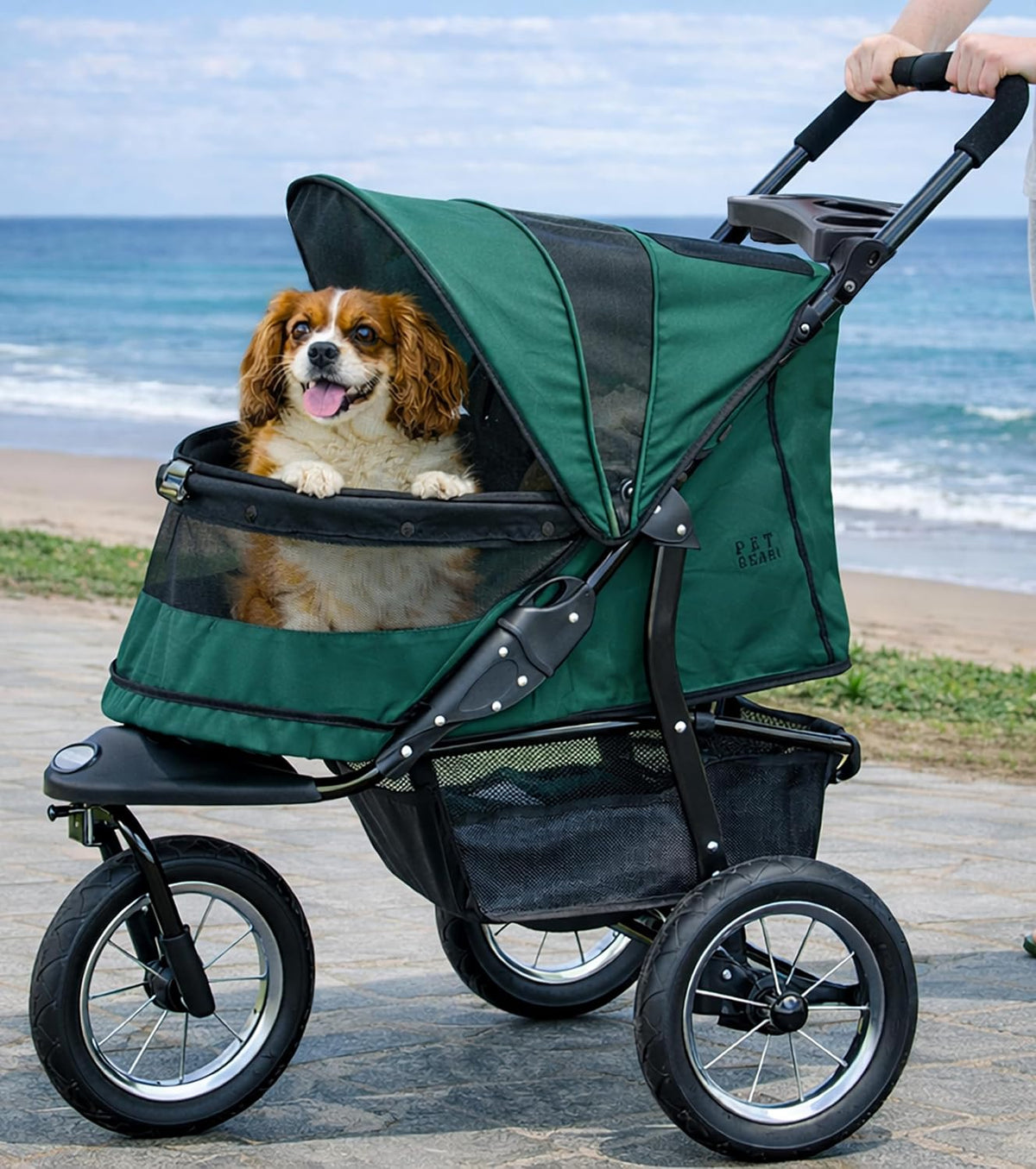 pet gear no-zip jogger pet stroller for cats/dogs, main product view