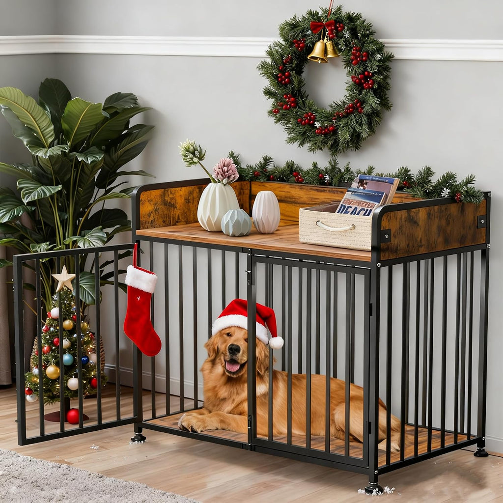 furniture style dog crate, large dog kennel indoor, main product view