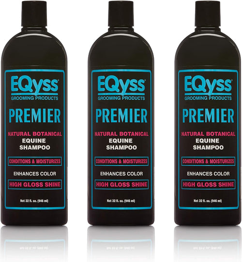 (3 pack) eqyss premier equine horse shampoo, main product view