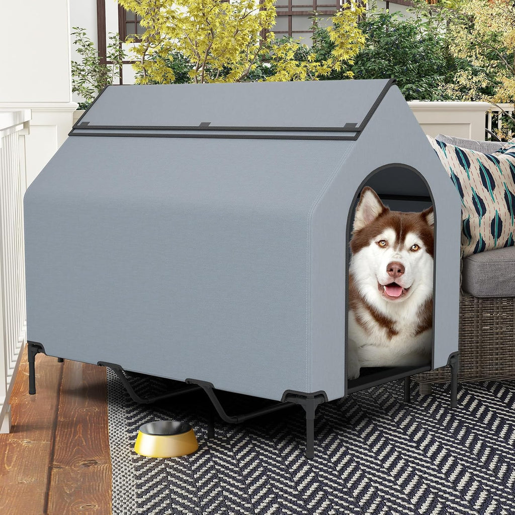 giantex 52 inch dog house outdoor extra large, view 9