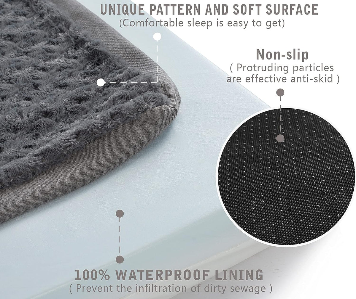 orthopedic memory foam dog bed, cooling dog beds, side view