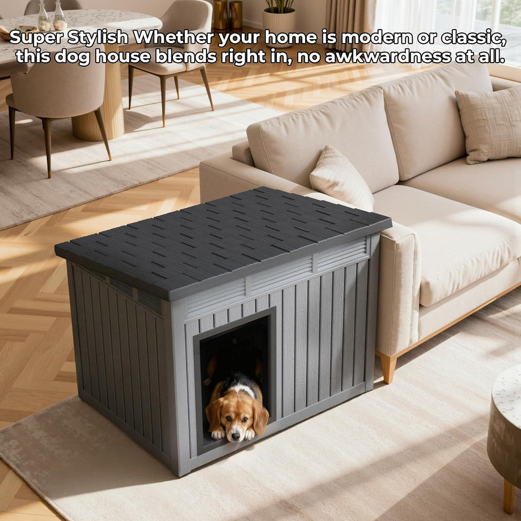 dog house indoor outdoor, waterproof dog house for, close-up detail
