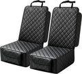 peticon front seat car cover 2 pack, pu, main product view