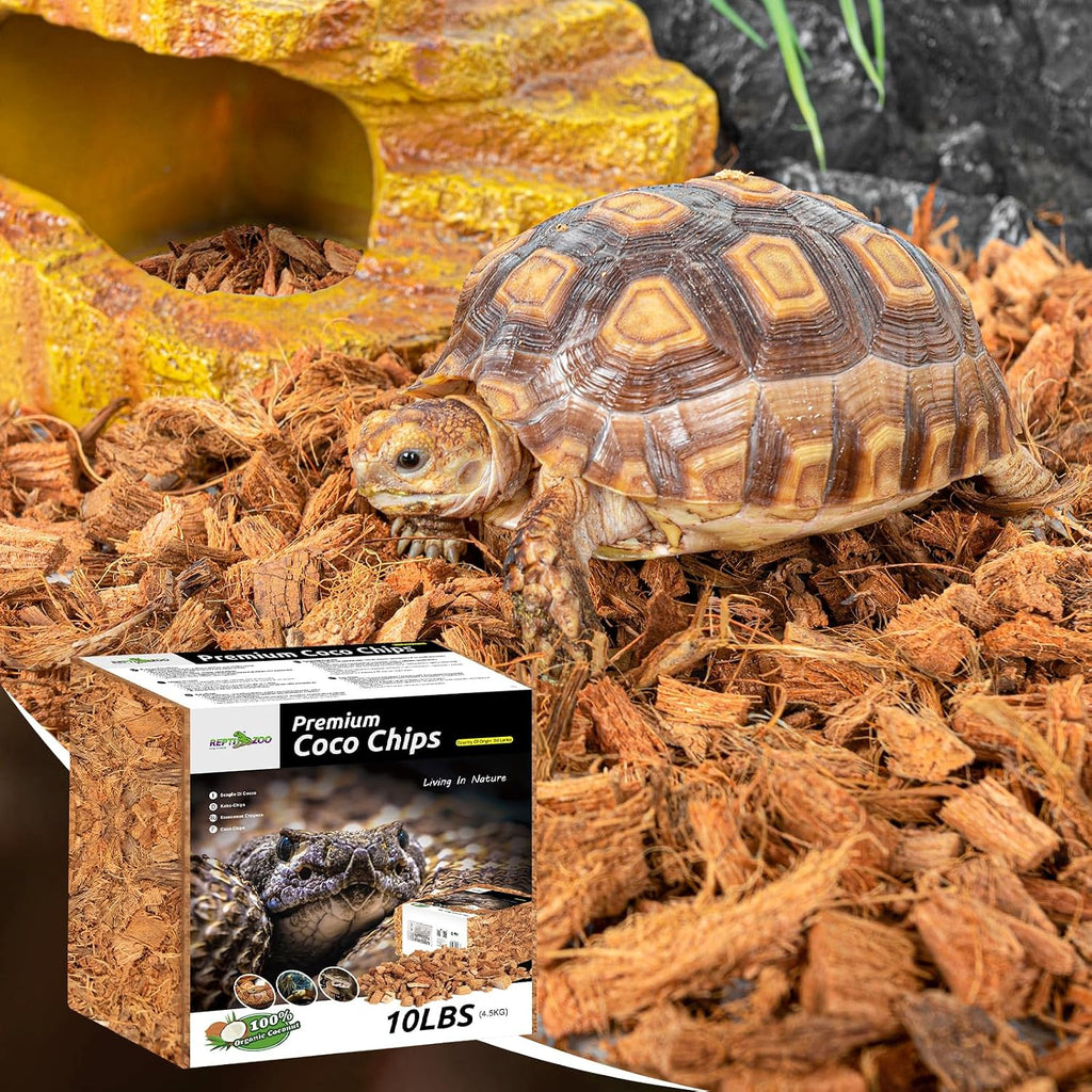 repti zoo 72 quart reptiles coconut chip substrate, view 9