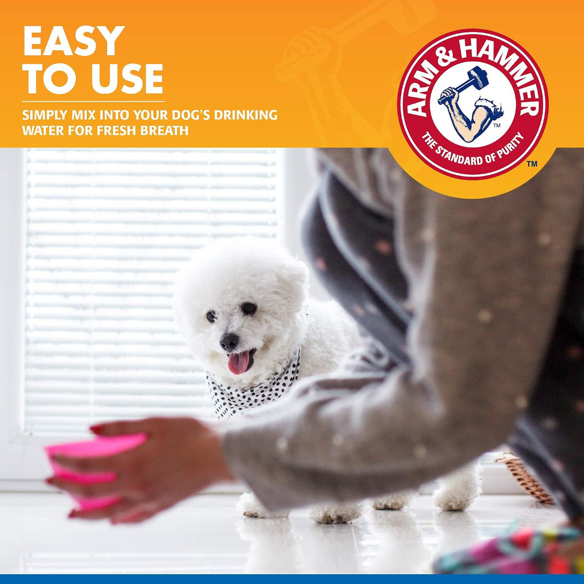 arm & hammer clinical care dental rinse for shown in use