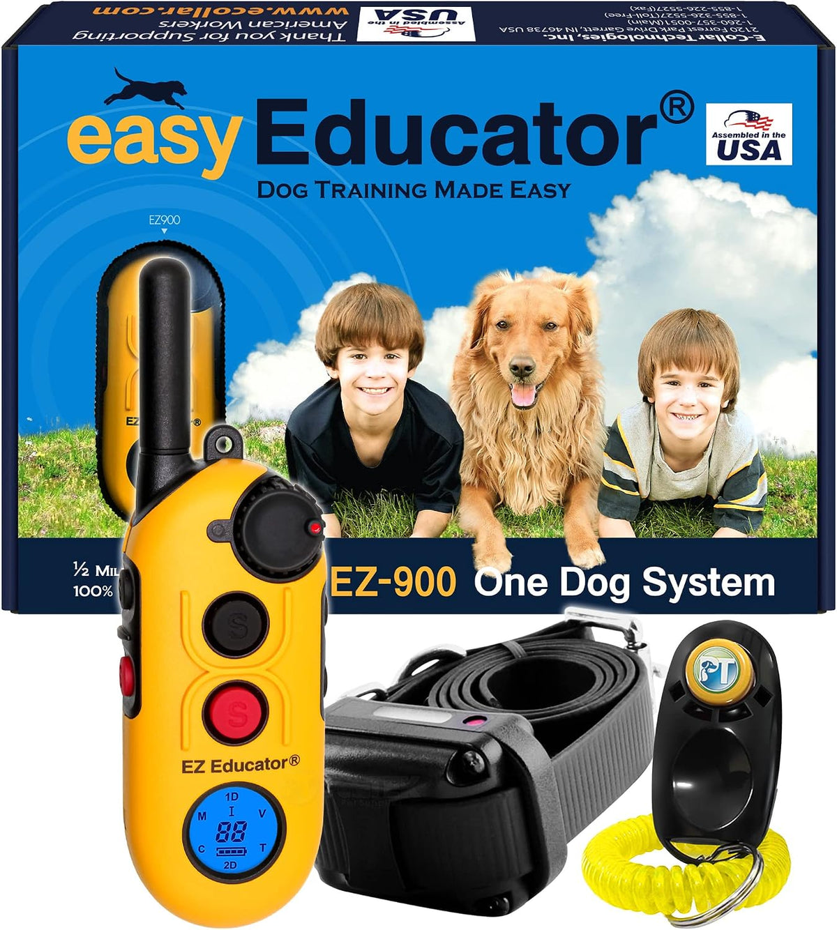 educator ez-900 e collar for dog training with, main product view