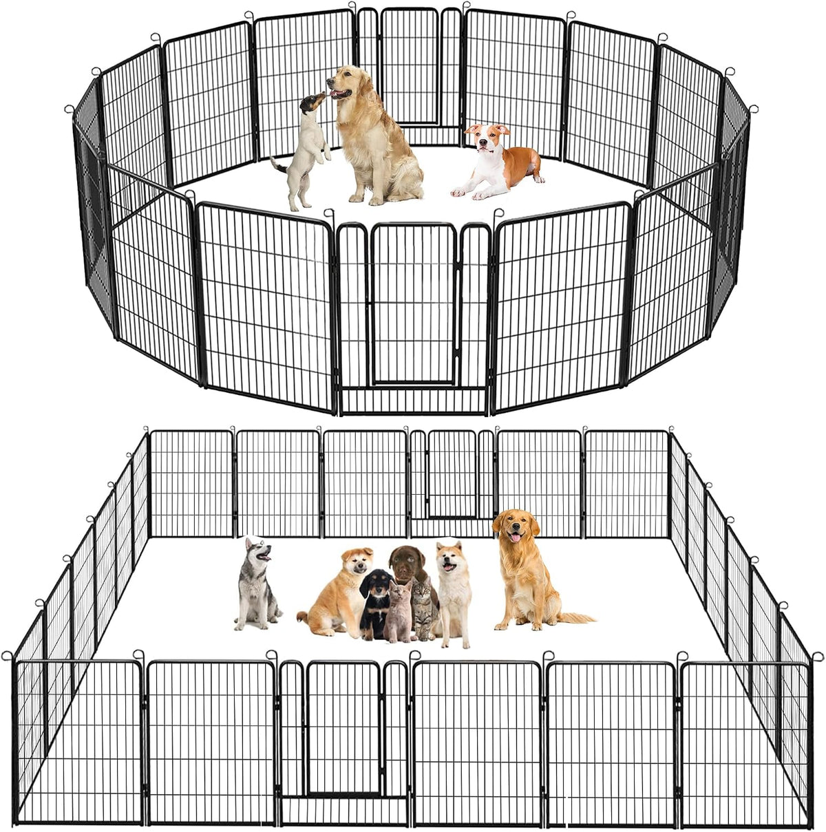 dog playpen outdoor, 32 inch dog fence outdoor, main product view